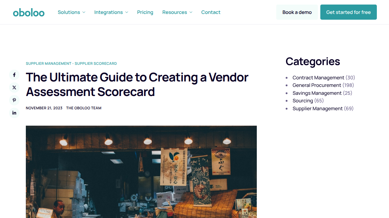 The Ultimate Guide to Creating a Vendor Assessment Scorecard