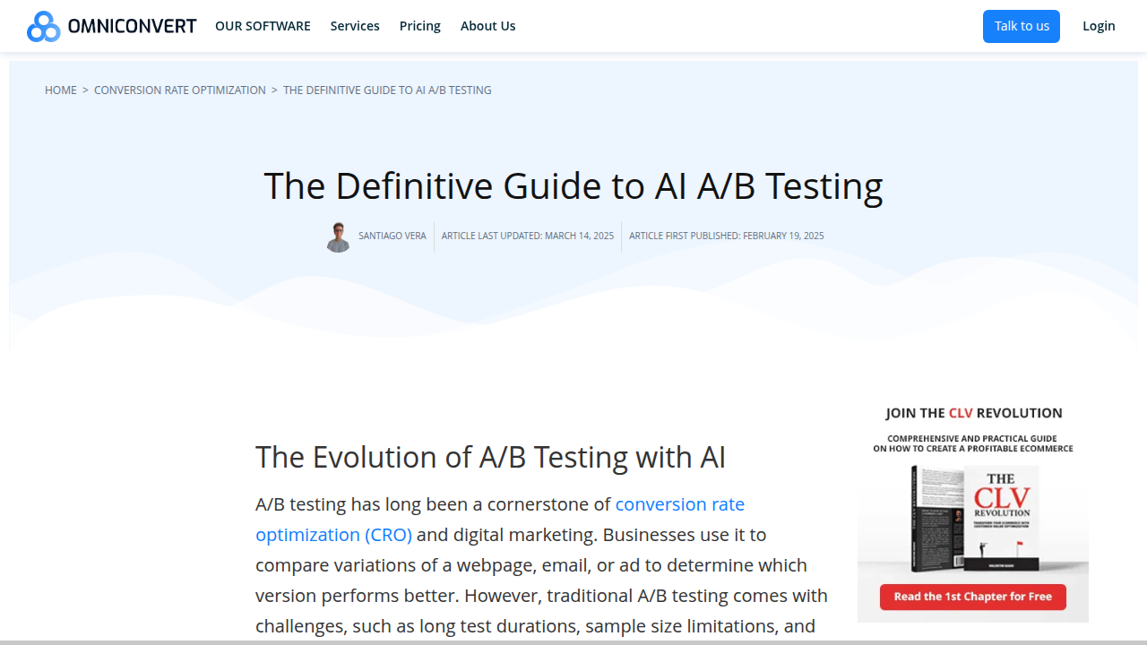 The Definitive Guide to AI A/B Testing - omniconvert.com