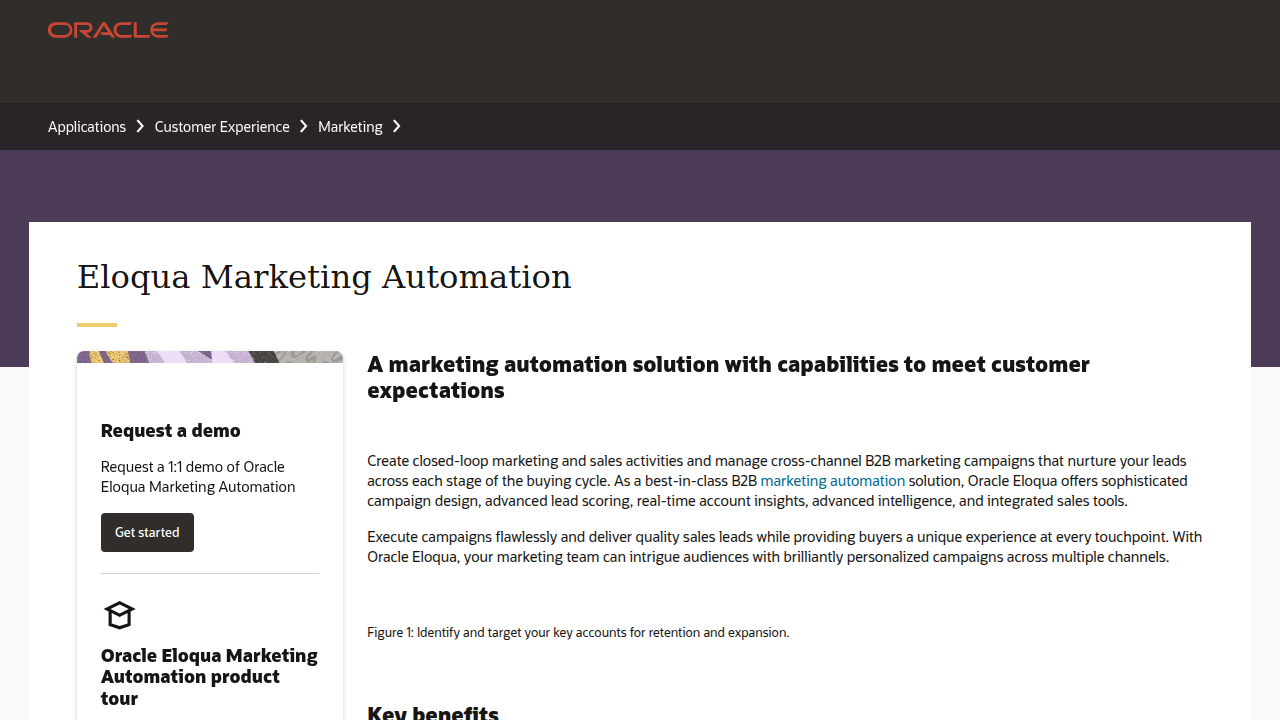 Features of Eloqua Marketing Automation | Oracle EMEA