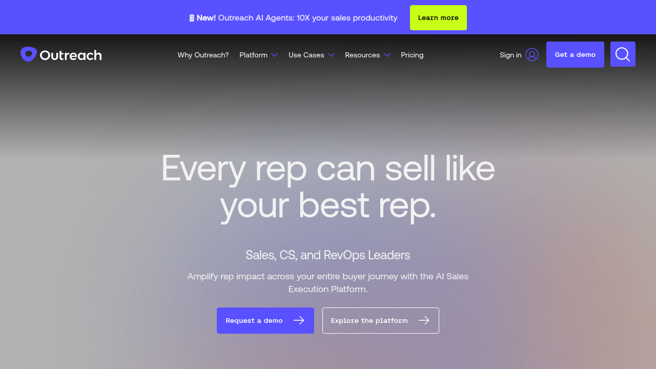 AI Sales Execution Platform | Outreach