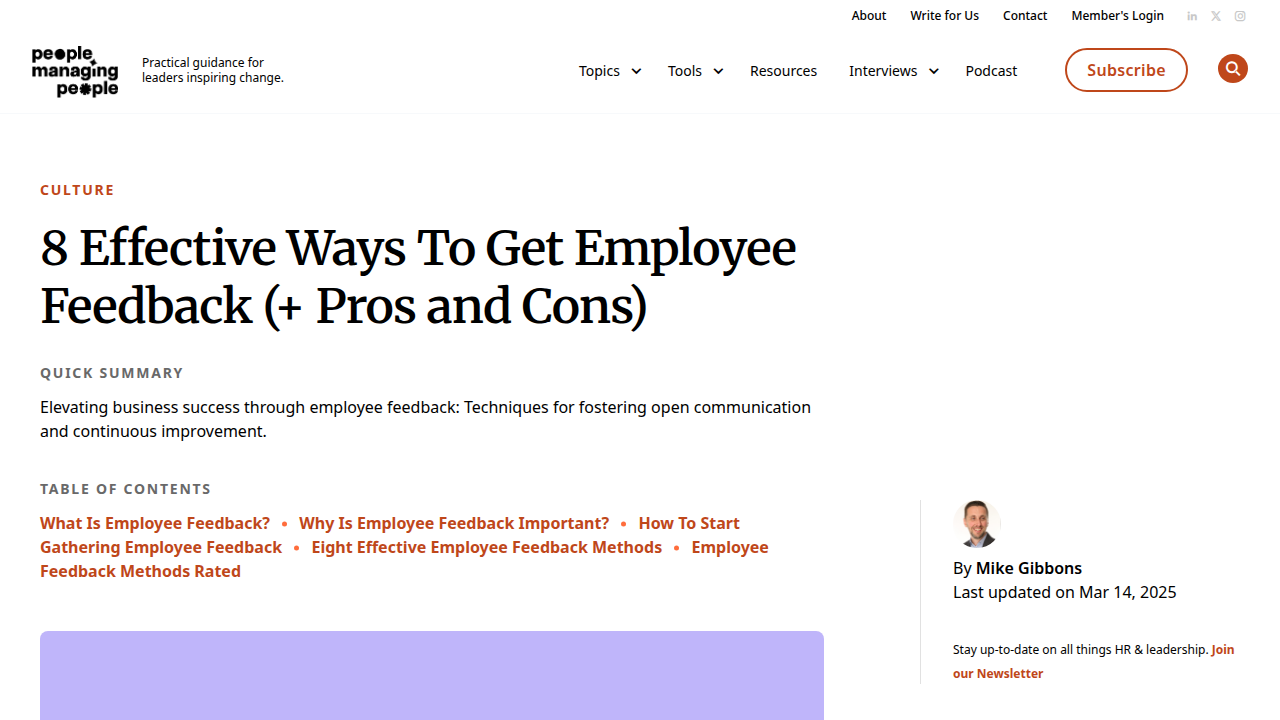 8 Effective Ways To Get Employee Feedback (+ Pros …