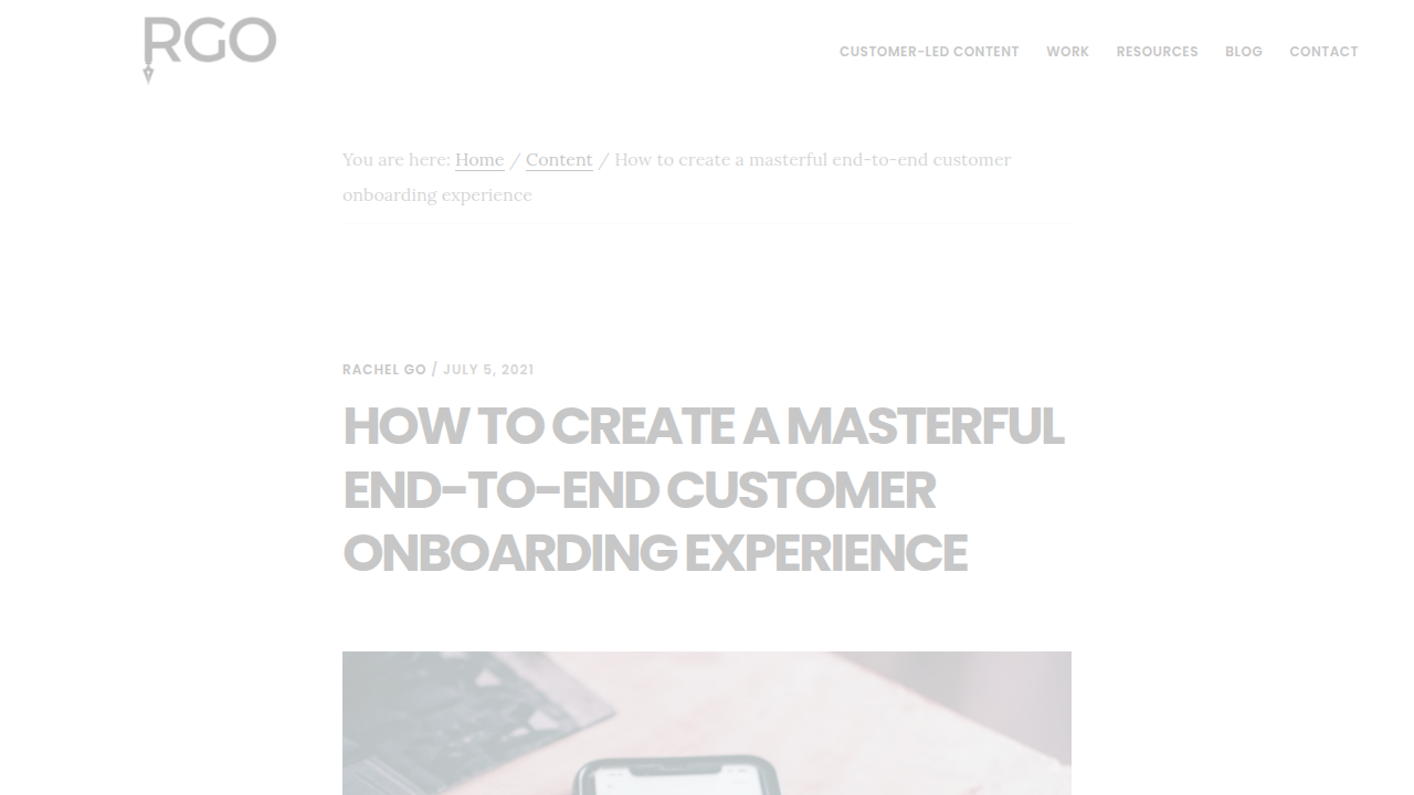 How to create a masterful end-to-end customer …
