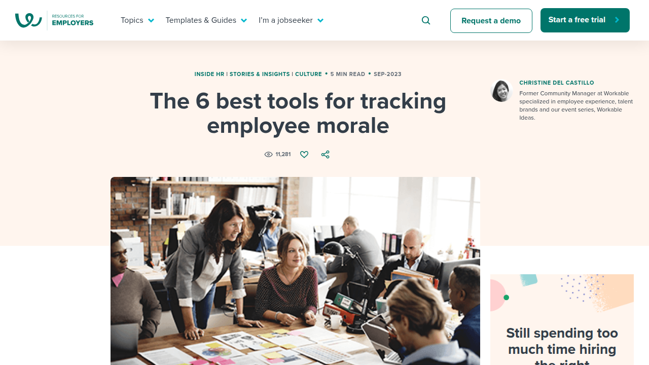 The 6 Best Tools for Tracking Employee Morale