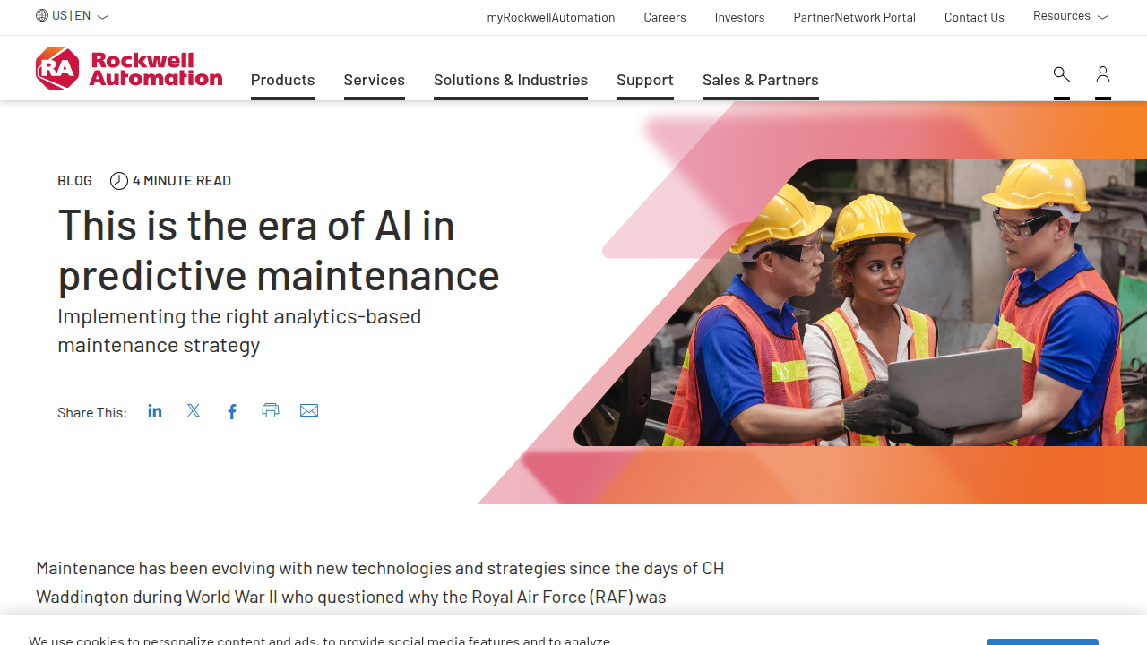 This is the era of AI in predictive maintenance