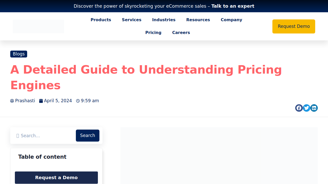 A Detailed Guide to Understanding Pricing Engines