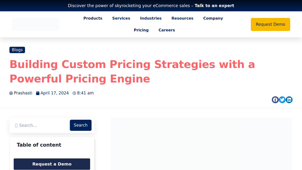 Building Custom Pricing Strategies with a Powerful …