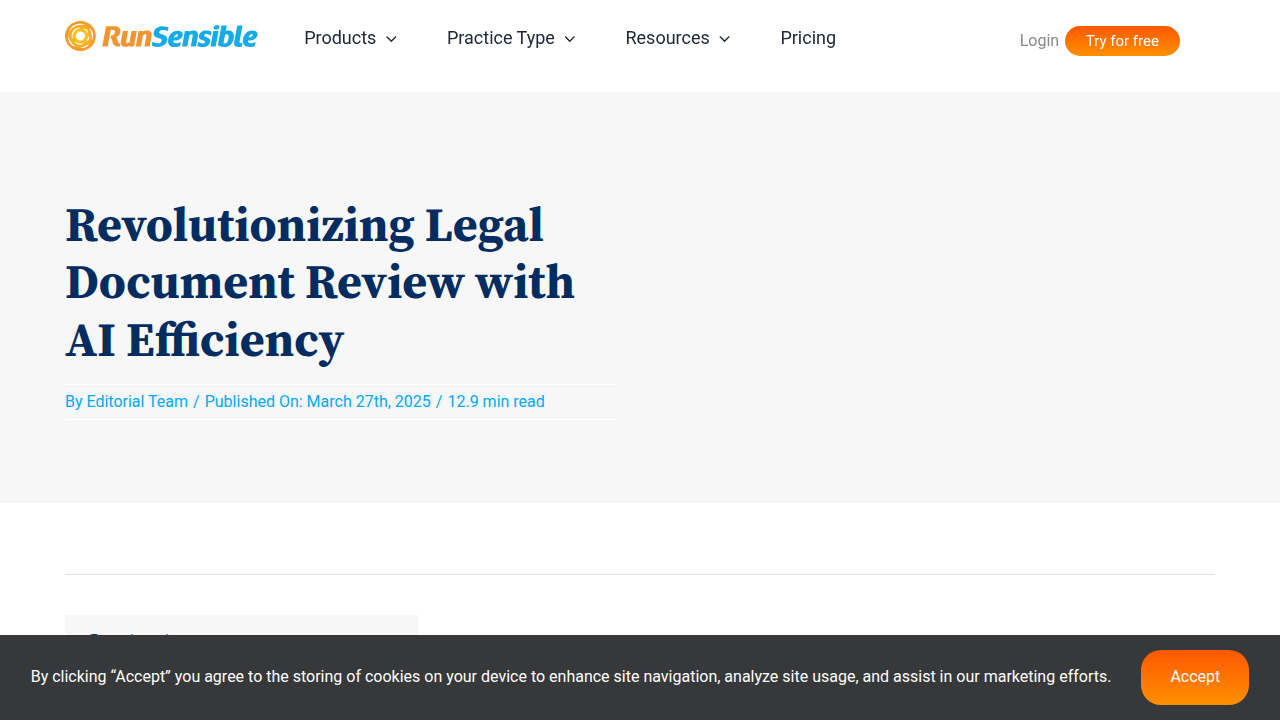 Revolutionizing Legal Document Review with AI Efficiency