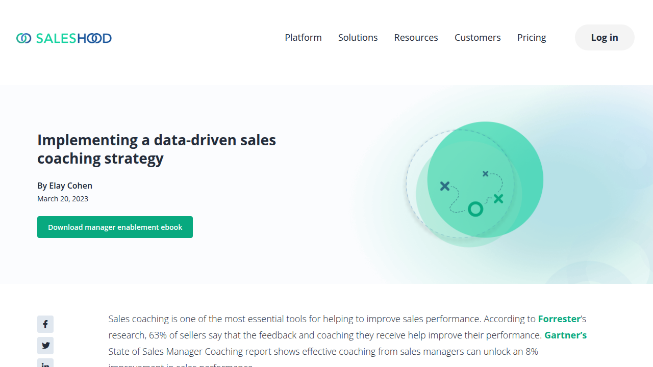 Implementing a data-driven sales coaching strategy