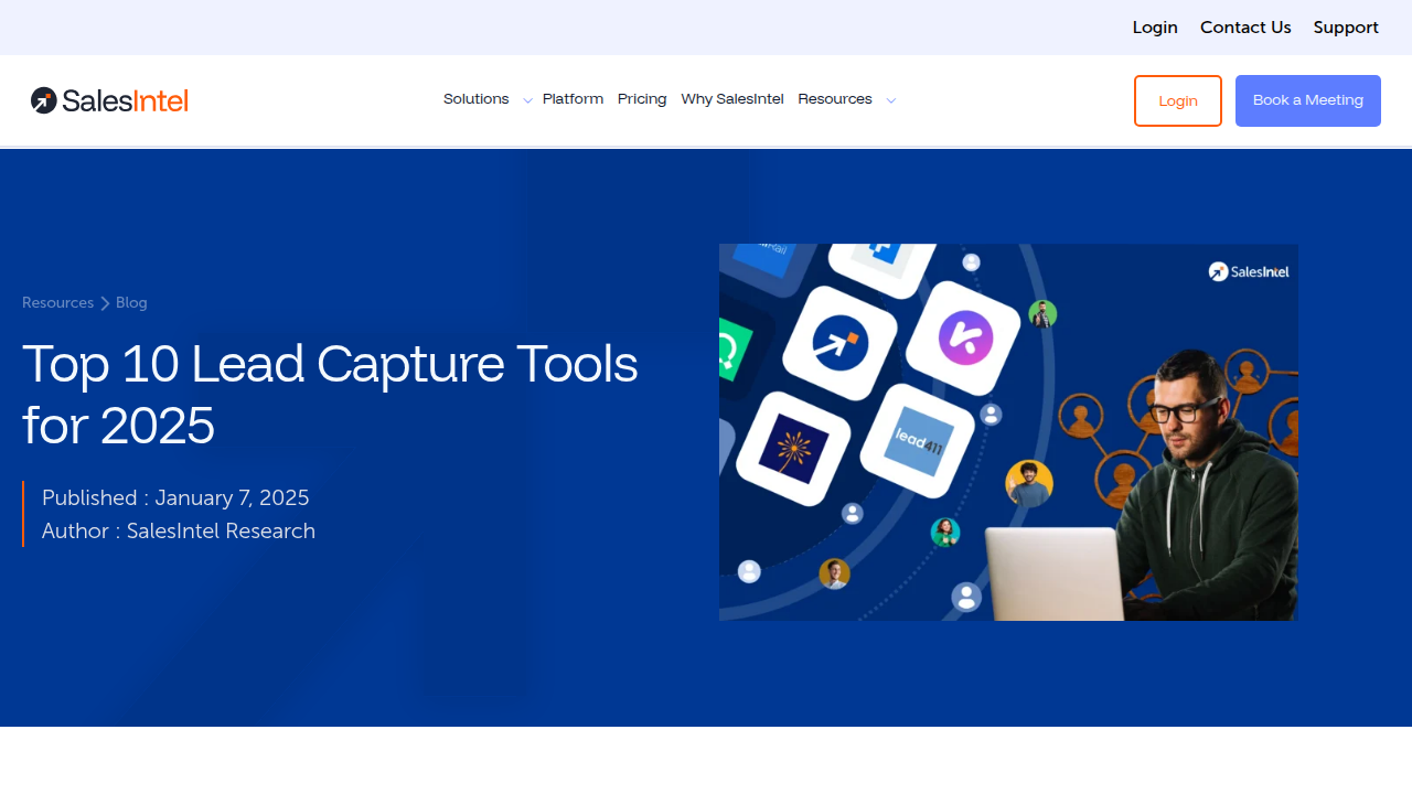 Top 10 Lead Capture Tools for 2025 - SalesIntel