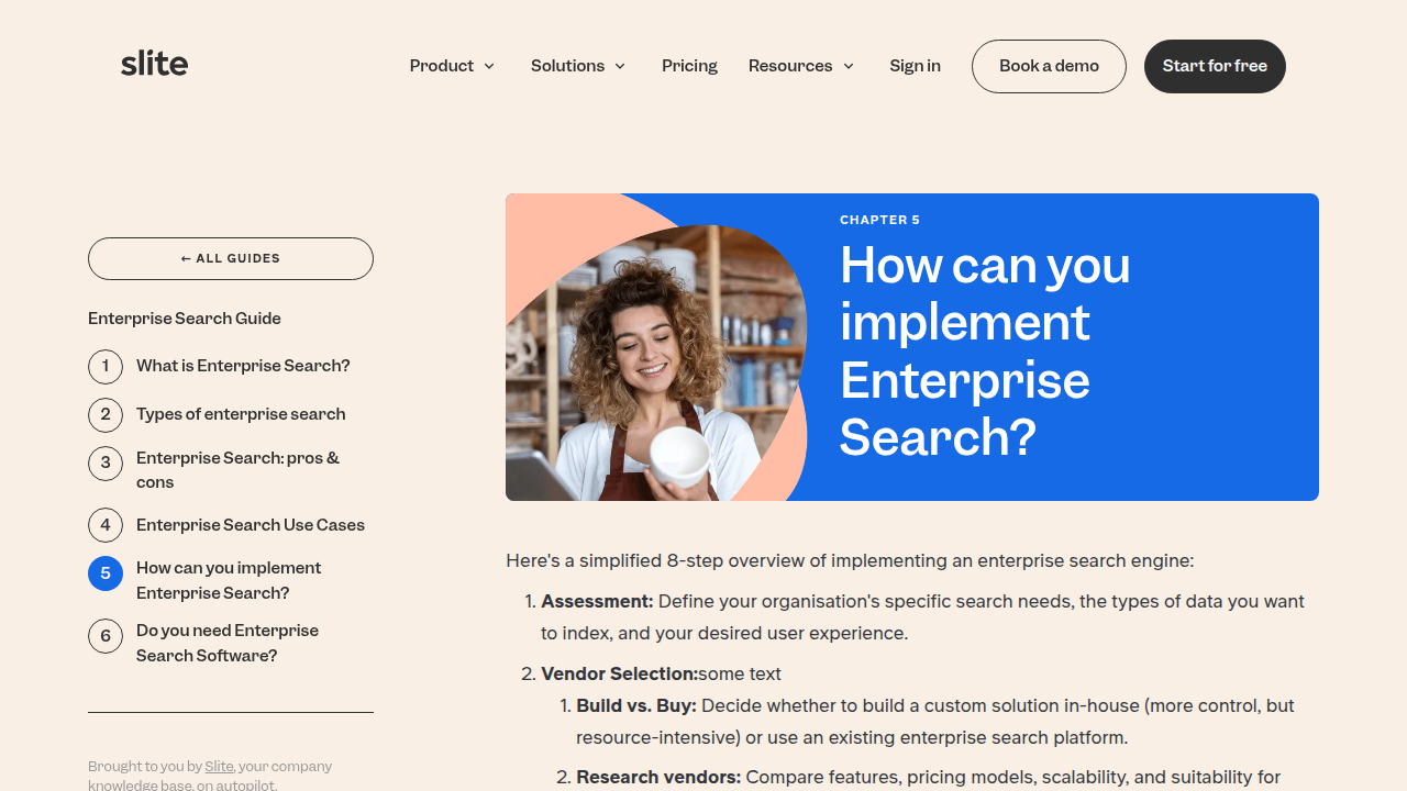 How to Implement Enterprise Search in 8 simple steps - Slite
