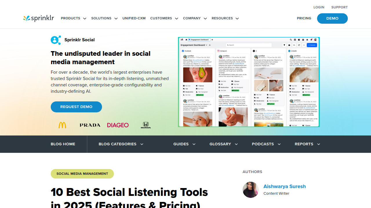 10 Best Social Listening Tools in 2025 (Features & Pricing)