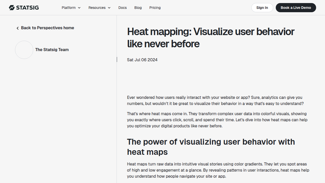 Heat mapping: Visualize user behavior like never before