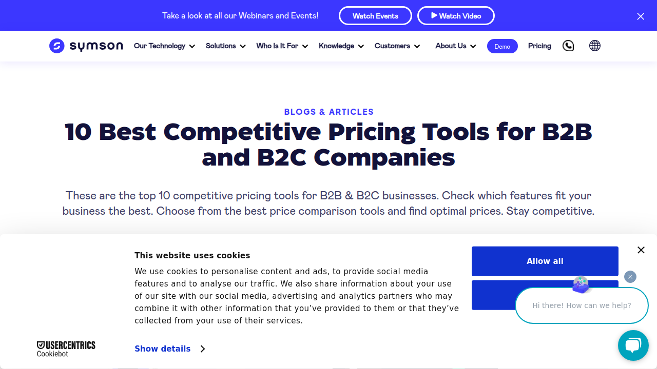 10 Best Competitive Pricing Tools for B2B and B2C Companies