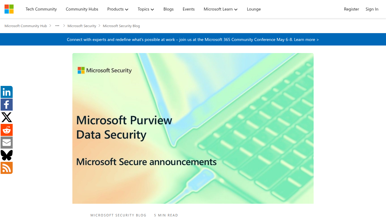 Strengthen data security posture in the era of AI with Microsoft ...