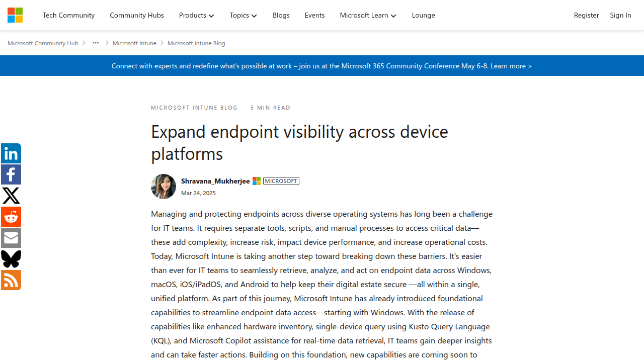 Expand endpoint visibility across device platforms