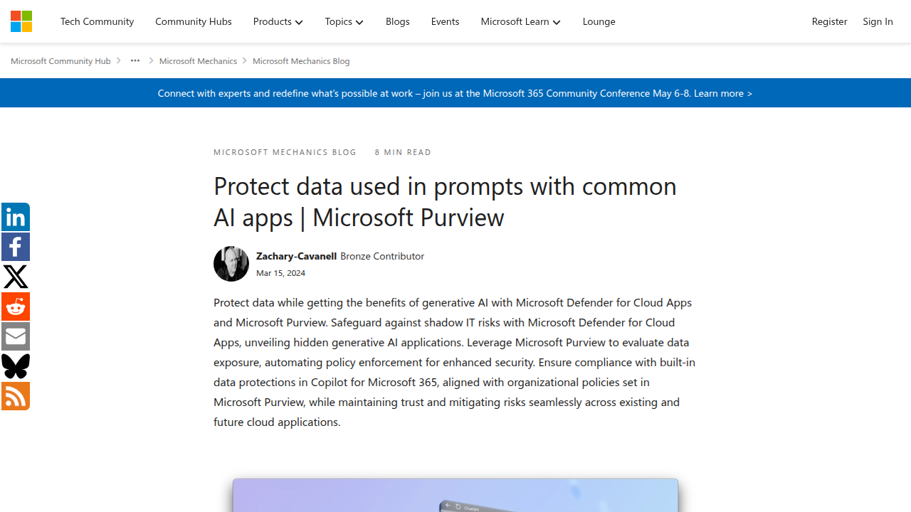 Protect data used in prompts with common AI apps | Microsoft …