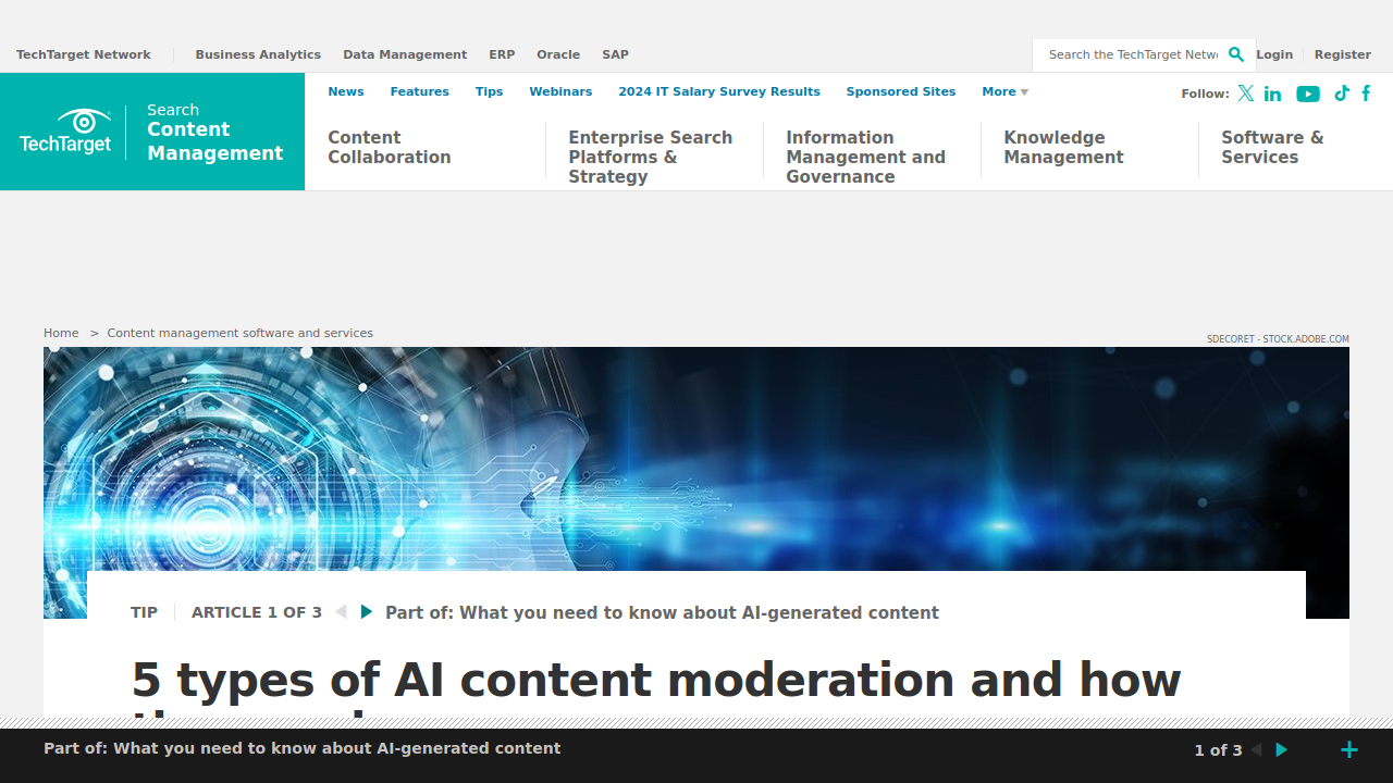 5 types of AI content moderation and how they work