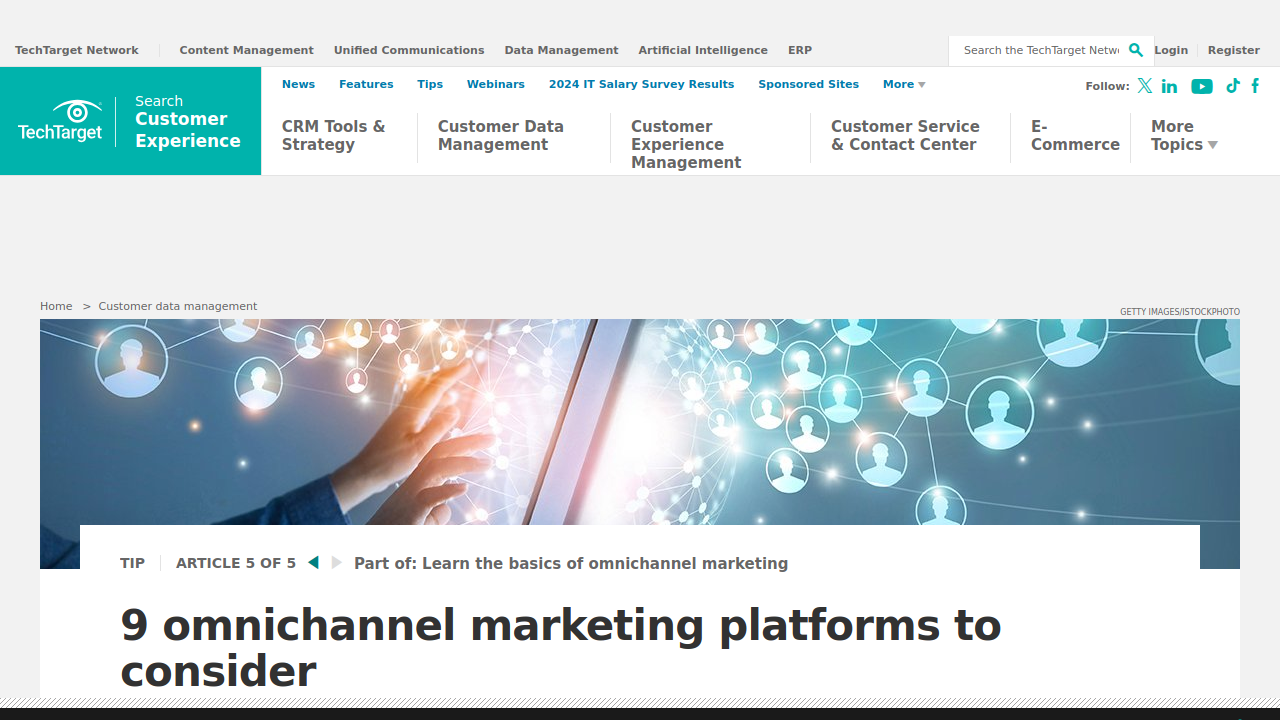 9 omnichannel marketing platforms to consider - TechTarget