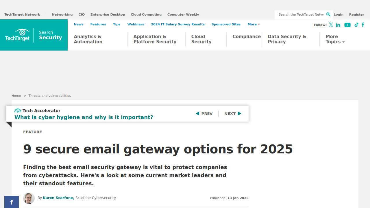 9 secure email gateway options for 2025 - TechTarget