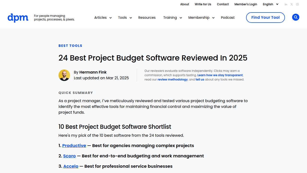 24 Best Project Budget Software Reviewed In 2025