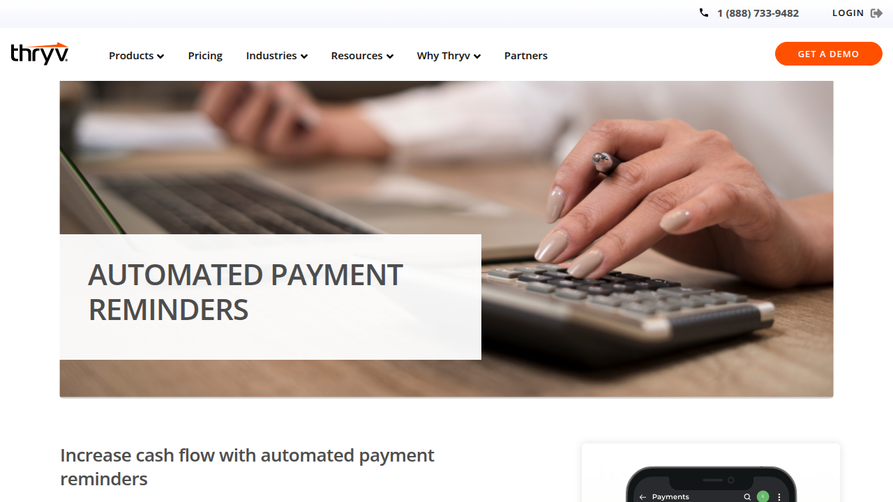 Automated Payment Reminders - Thryv