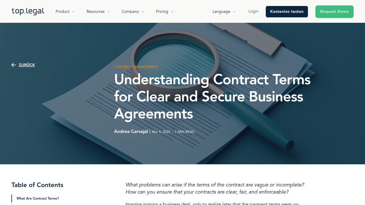 Understanding Contract Terms for Clear and Secure Business …