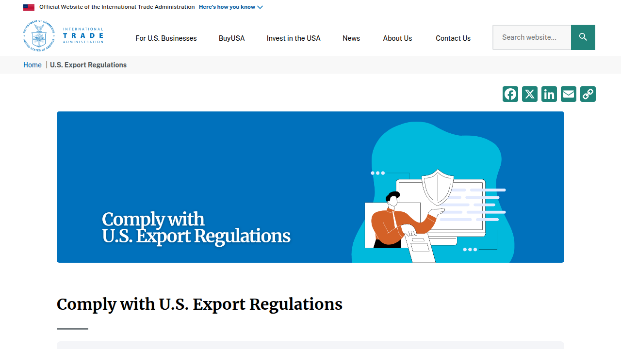 U.S. Export Regulations - International Trade …