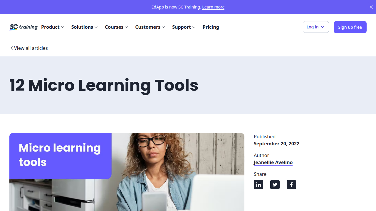 12 Micro Learning Tools | SC Training (formerly EdApp) …