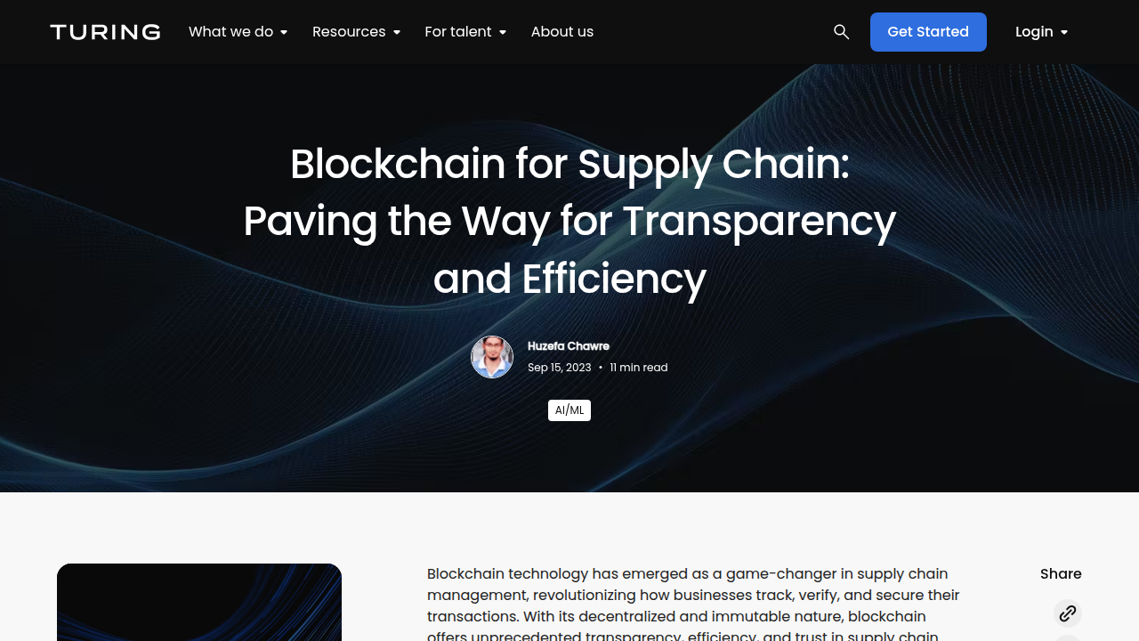 Blockchain in Supply Chain: Benefits, Use Cases