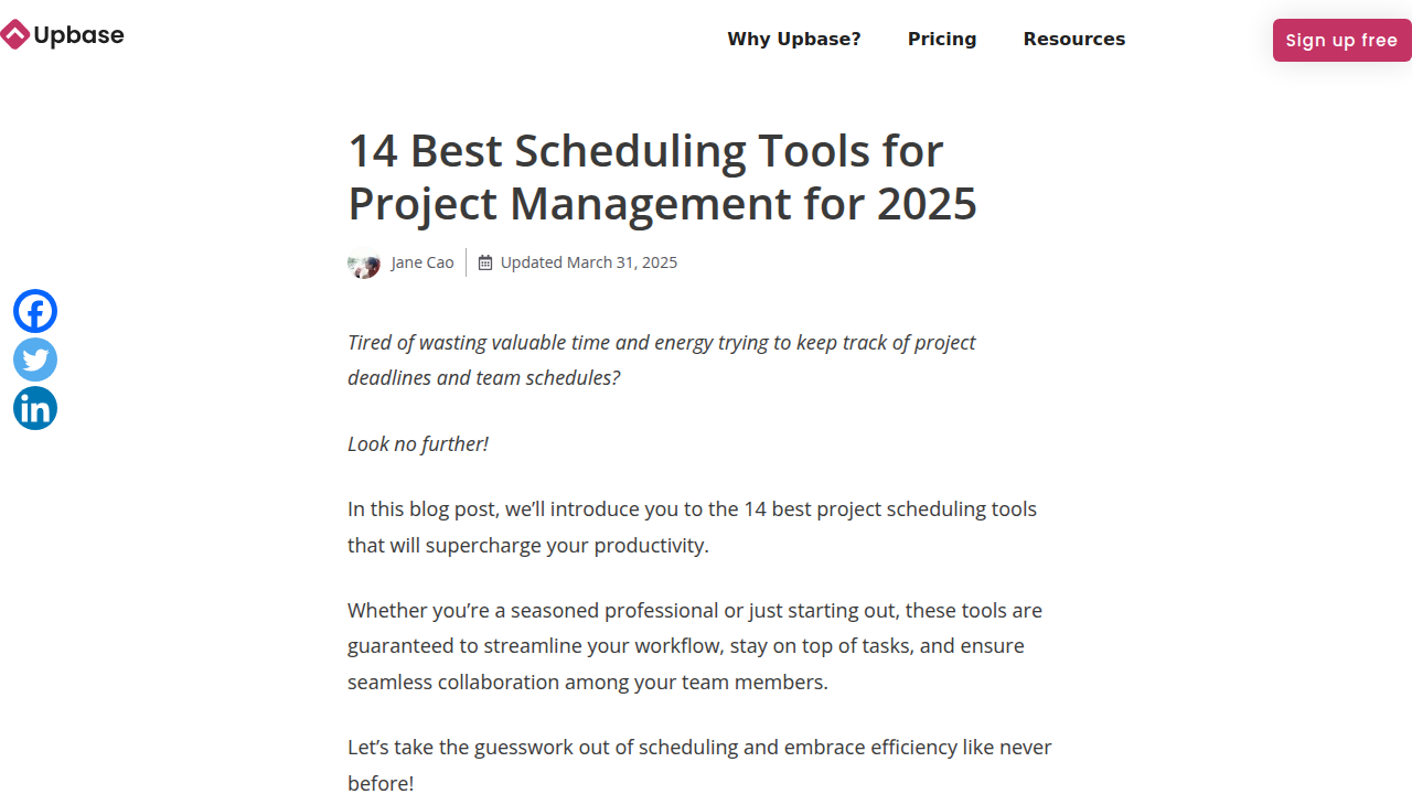 14 Best Scheduling Tools for Project Management for 2025