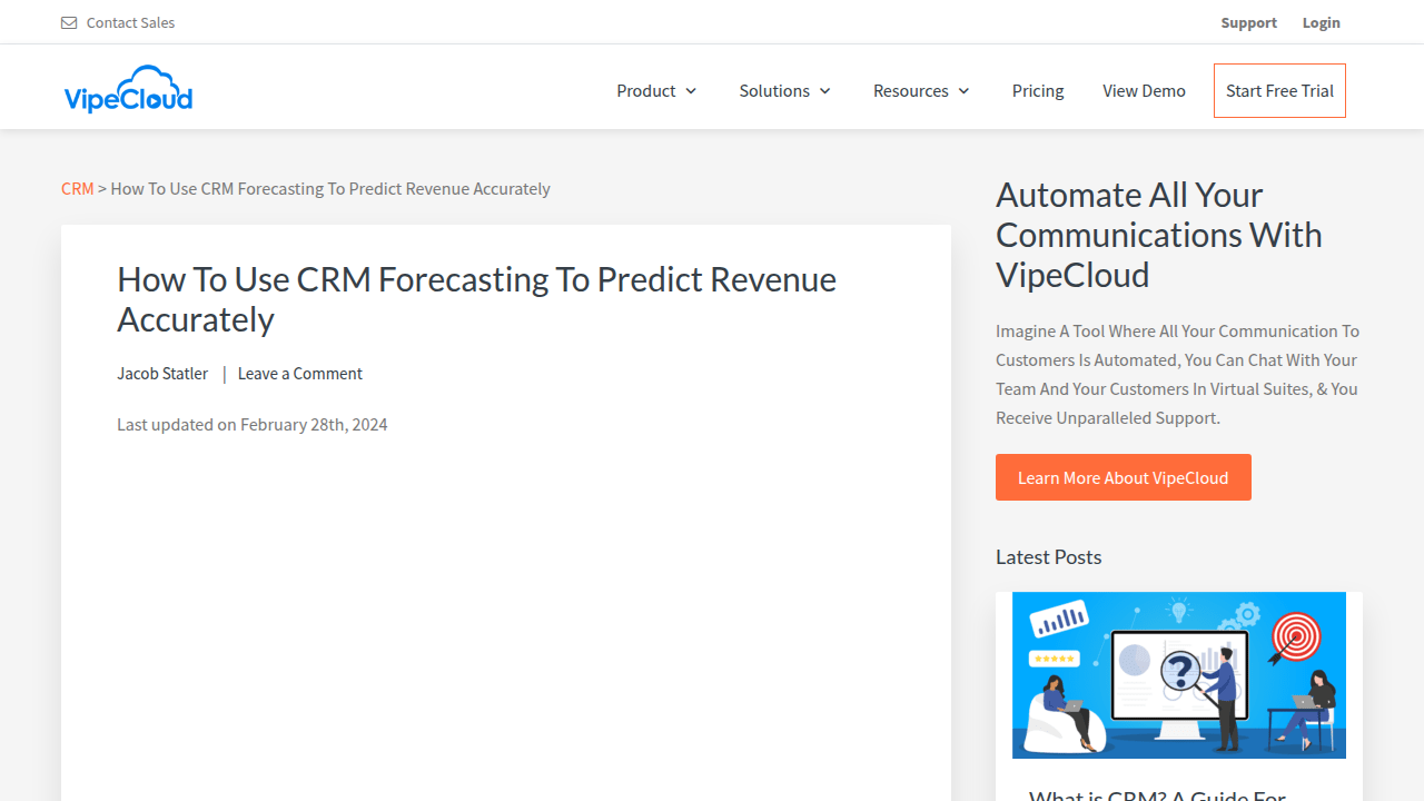 How To Use CRM Forecasting To Predict Revenue Accurately