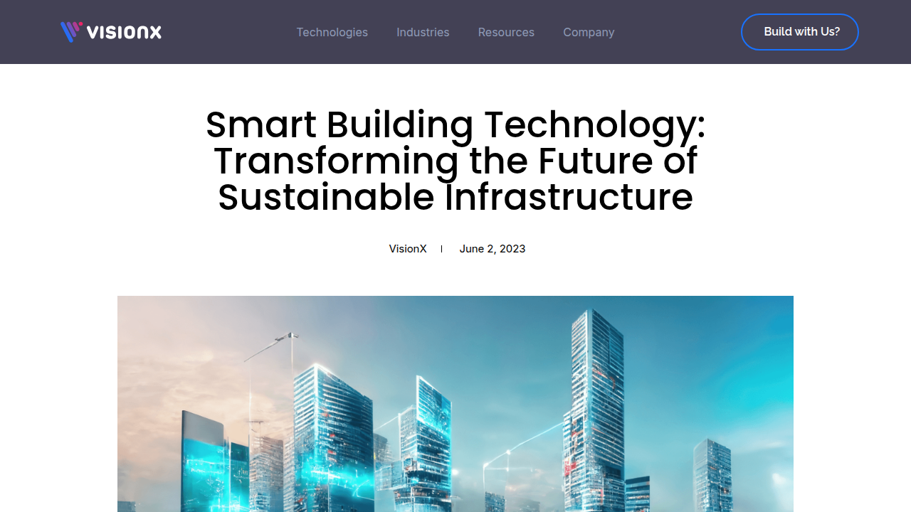 What is Smart Building Technology? - VisionX