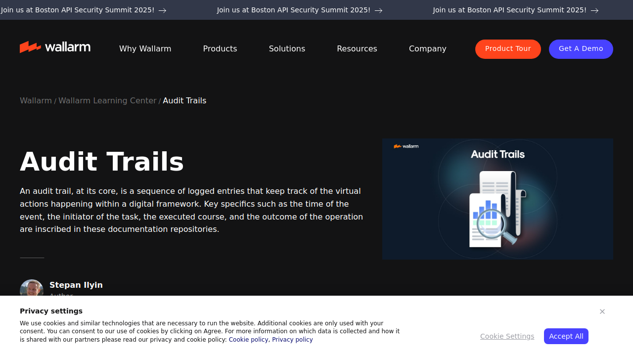 Guide to Mastering Audit Trails in your Organization - Wallarm