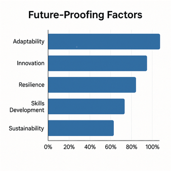 Pie chart of future-proofing factors