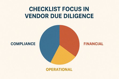 Checklist Focus in Vendor Due Diligence Pie Chart