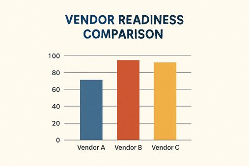 Vendor Readiness Comparison Bar Chart