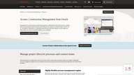 Aconex Construction Project Management Software | Oracle logo