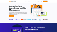 Automated Security & Compliance Software Built For Scale - Hyperproof logo