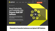 Ready for Digital Transformation with Aptean ERP Solutions logo