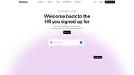 Welcome back to the HR you signed up for | Personio logo